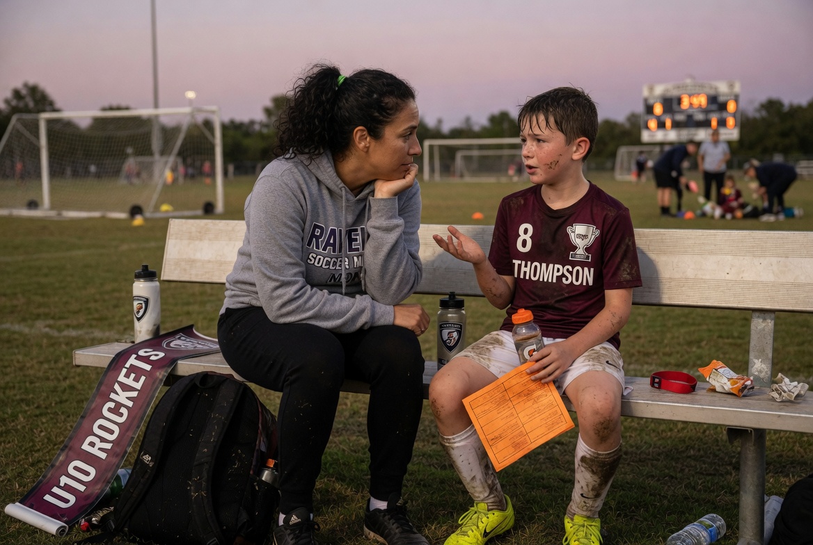 Raising resilient kids by talking through wins and losses after the game