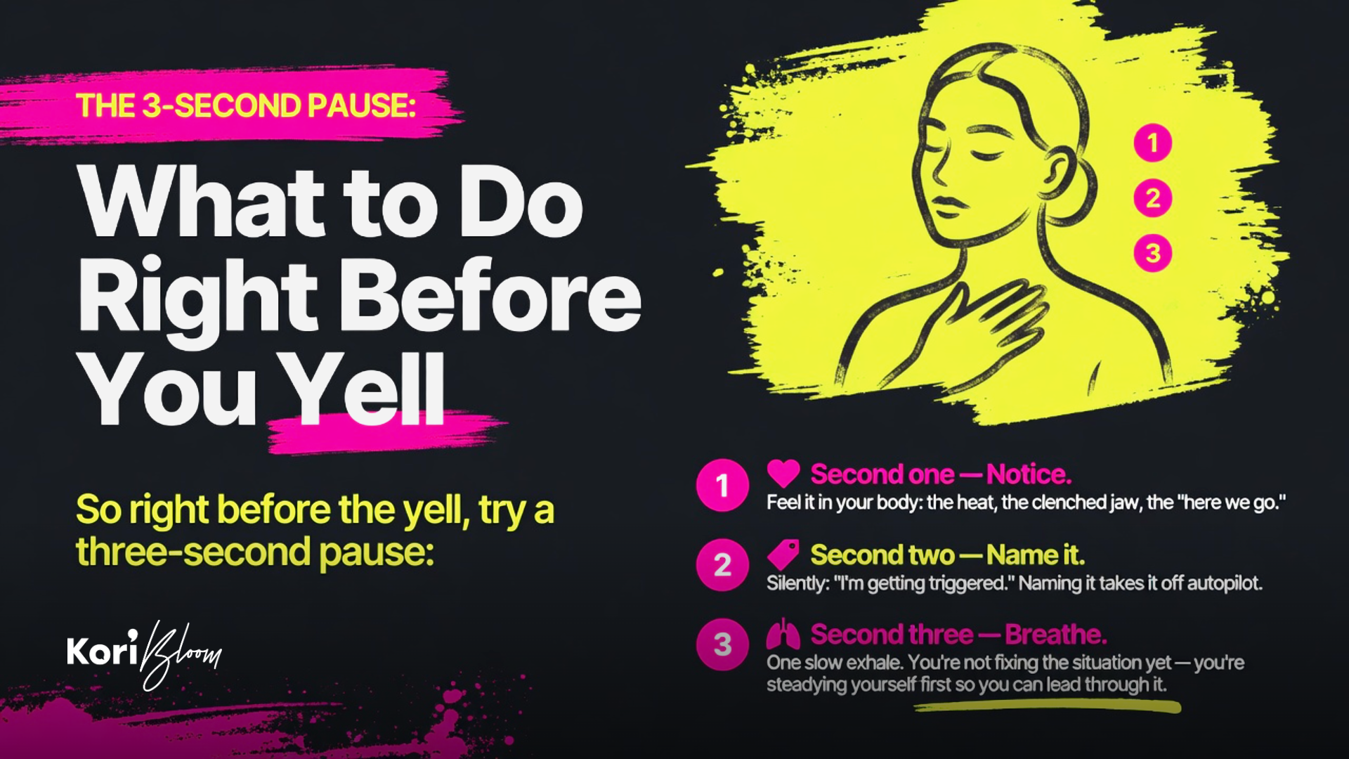 The 3-Second Pause: What to Do Right Before You Yell